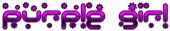 PURPLE GIRL Logo Style