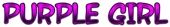 PURPLE GIRL Logo Style