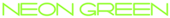 Neon Green Logo Style