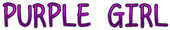 PURPLE GIRL Logo Style