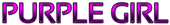 PURPLE GIRL Logo Style