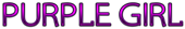 PURPLE GIRL Logo Style