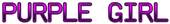 PURPLE GIRL Logo Style