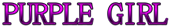 PURPLE GIRL Logo Style