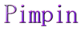 Font さざなみ明朝 Sazanami Mincho Pimpin Logo Preview