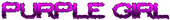 PURPLE GIRL Logo Style