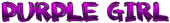 PURPLE GIRL Logo Style