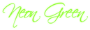 Neon Green Logo Style