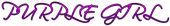 PURPLE GIRL Logo Style