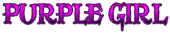 PURPLE GIRL Logo Style