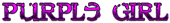 PURPLE GIRL Logo Style