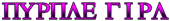 PURPLE GIRL Logo Style