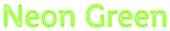 Neon Green Logo Style