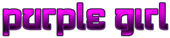 PURPLE GIRL Logo Style