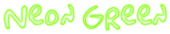 Neon Green Logo Style