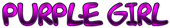 PURPLE GIRL Logo Style