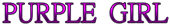 PURPLE GIRL Logo Style