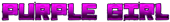 PURPLE GIRL Logo Style