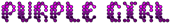 PURPLE GIRL Logo Style