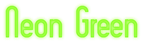 Neon Green Logo Style