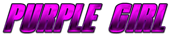 PURPLE GIRL Logo Style