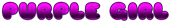 PURPLE GIRL Logo Style