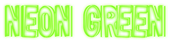 Neon Green Logo Style