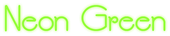 Neon Green Logo Style