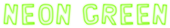 Neon Green Logo Style