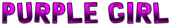 PURPLE GIRL Logo Style