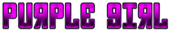 PURPLE GIRL Logo Style