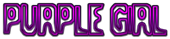 PURPLE GIRL Logo Style