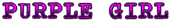 PURPLE GIRL Logo Style