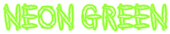 Neon Green Logo Style