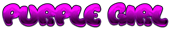 PURPLE GIRL Logo Style