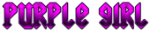 PURPLE GIRL Logo Style