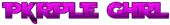 PURPLE GIRL Logo Style