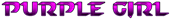 PURPLE GIRL Logo Style