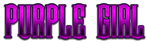 PURPLE GIRL Logo Style