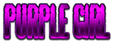 PURPLE GIRL Logo Style