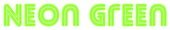 Neon Green Logo Style