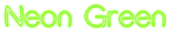 Neon Green Logo Style