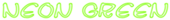 Neon Green Logo Style