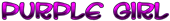 PURPLE GIRL Logo Style