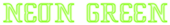 Neon Green Logo Style