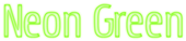 Neon Green Logo Style