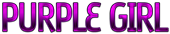 PURPLE GIRL Logo Style