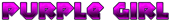 PURPLE GIRL Logo Style