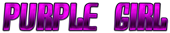 PURPLE GIRL Logo Style