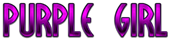 PURPLE GIRL Logo Style